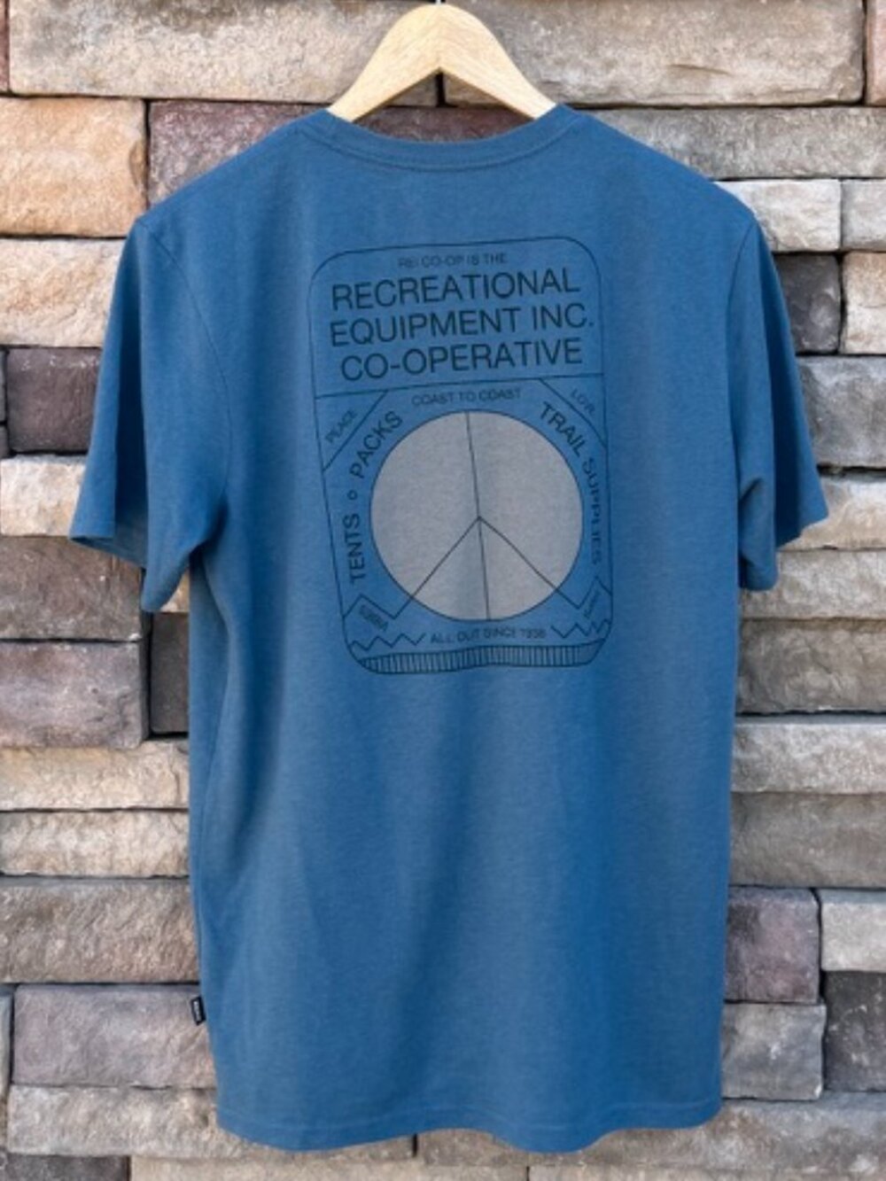 REI Co-op Short Sleeve T-Shirt – Blue – Unisex Small